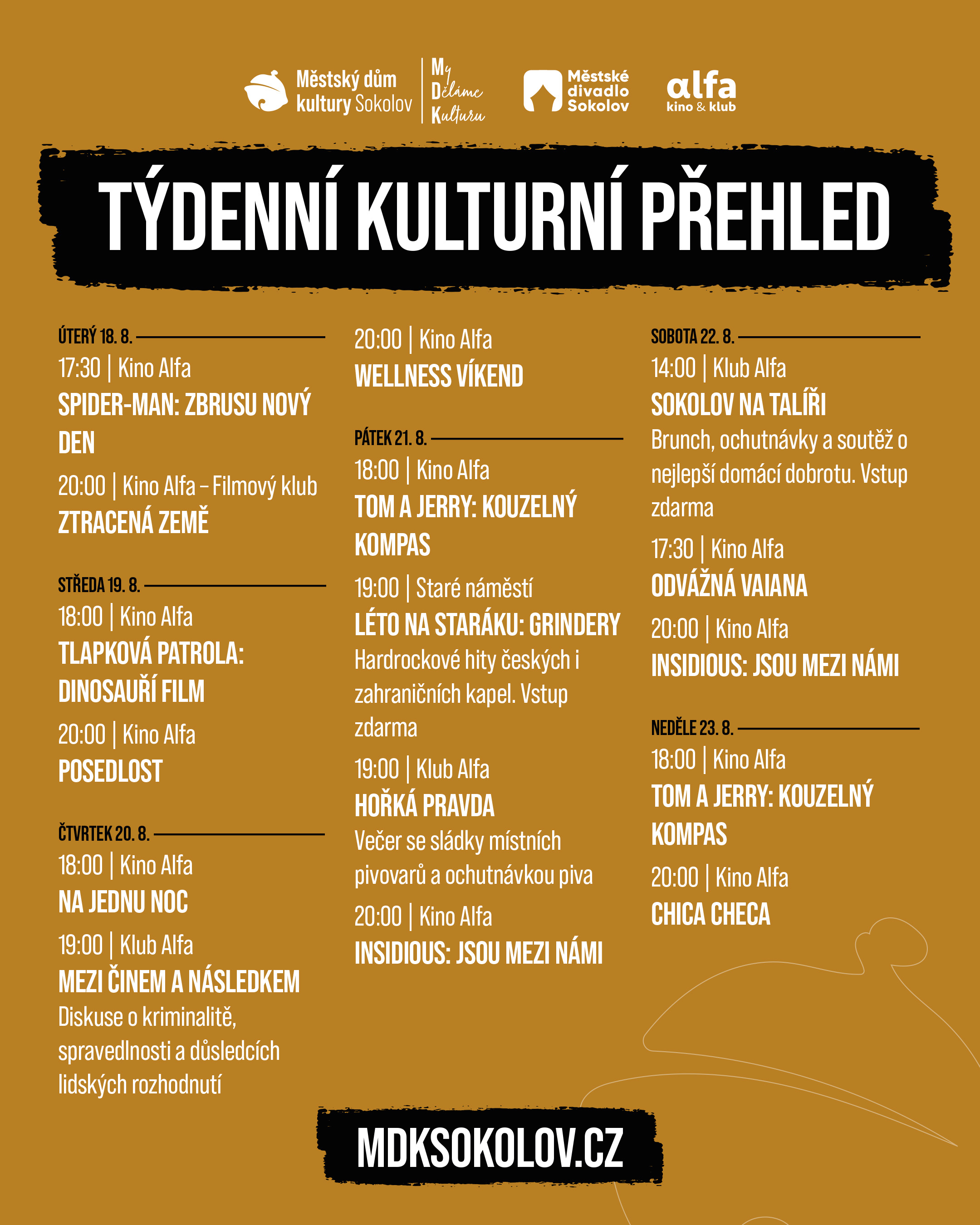 týdenní přehled